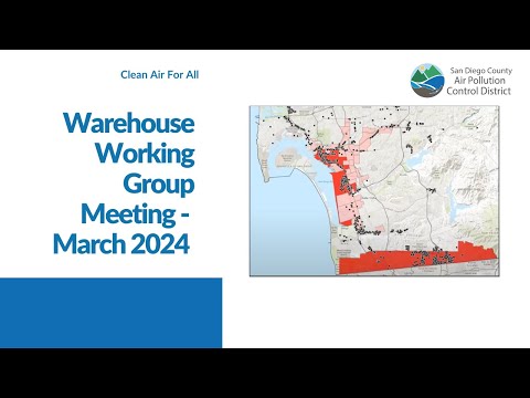 Warehouse Working Group Meeting 03-04-24