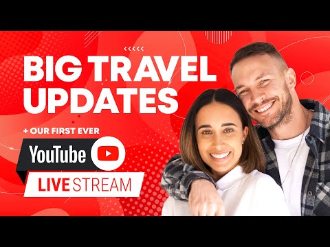 BIG TRAVEL NEWS on our first ever live ❤️