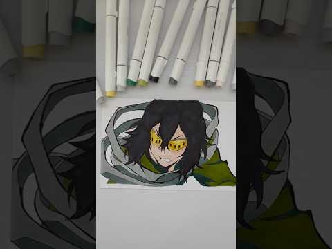 Drawing Shota Aizawa/Eraser Head - My hero academia #shorts