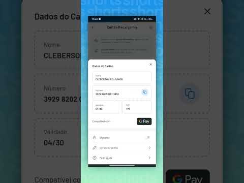 POSSO USAR CARTÃO VIRTUAL DO RECARGAPAY NO GOOGLE PAY? #GooglePay #NFC #RecargaPay