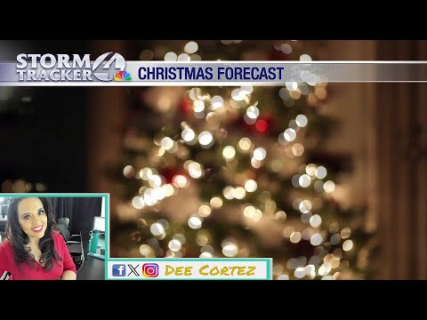 Warm weather for Christmas Eve, but a slight cool down for Hanukkah and Christmas Day