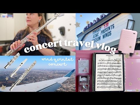 Concert vlog 🎶 ✈️ playing chamber music in North Carolina