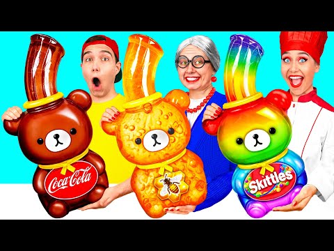 Reto De Cocina Yo vs Abuela | Batalla De Cocina Con Artilugios Secretos de PaRaRa Challenge