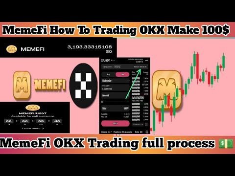 OKX Trading MemeFi coin full process || MemeFi coin Trade ka treka || How to withdrawal MemeFi