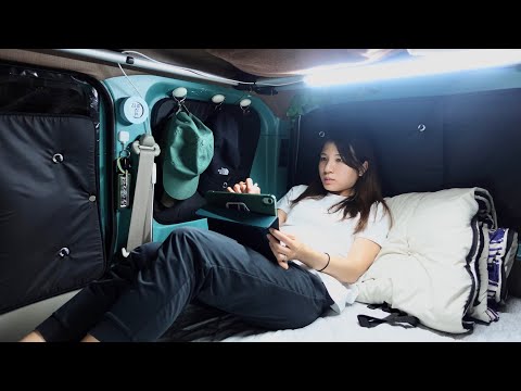 My Minivan Life Night Routine in Japan