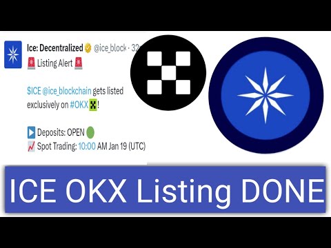 ice network listing update || ice network okx listing update || ice network wallet adress Update