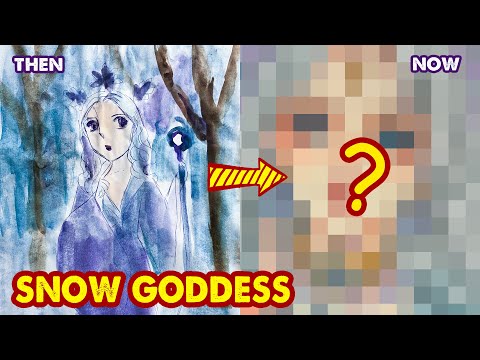 How To Draw Goddess Of Snow | Huta Chan