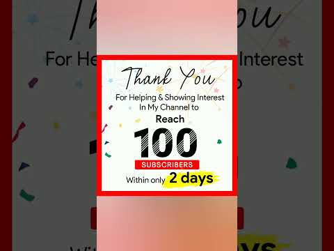 Thank you to100 Subscribers #100subs #subscribers #subsribemychannel @hellomayur