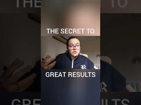 The SECRET To GREAT Results #thesecret #thelawofattraction #success #greatresults