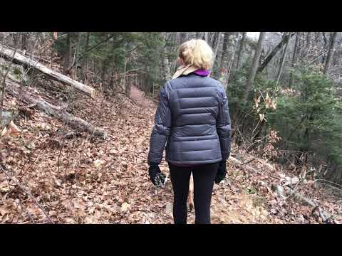 German Shepherd Hiking Off-leash at Black River Ep149 Winter Hiking with Dog in the forest