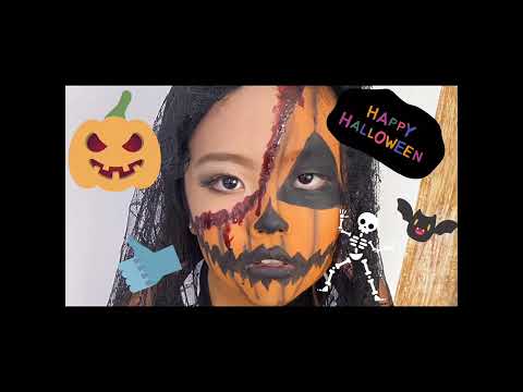 ハロウィンメイク　フェイスペイントHalloween make up #shorts