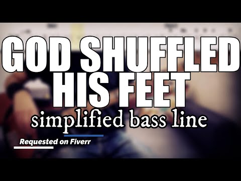 God Shuffled His Feet - Crash Test Dummies | Simplified bass line with tabs #113