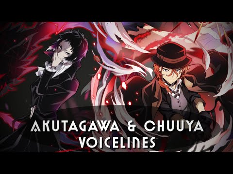 Akutagawa & Chuuya Voicelines from Bungo Tales