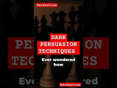 Dark Persuasion Techniques #shorts #ytshorts #darkpsychology #psychology #persuasiontechniques