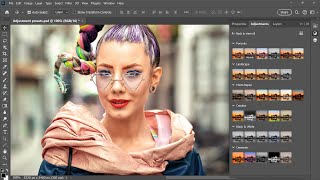 Using the Adjustment Layer Presets in Photoshop