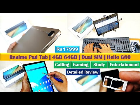 Realme Pad Detailed Review after using 7 days | Camera Test | Gaming Test | 4G Dual SIM | ₹17999