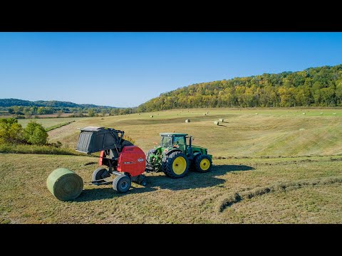 How Round Bales Are Made - KUHN VB 560