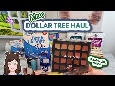 Awesome NEW DOLLAR TREE HAUL!  Amazing Finds!! October 28, 2024