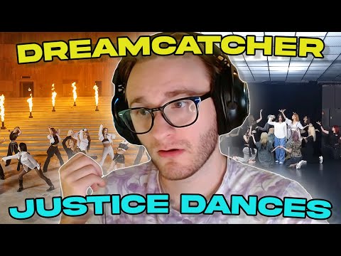 REACTING TO DREAMCATCHER(드림캐쳐) - 'Justice' Dance Video, dancEAR Live Performance & Relay Dance