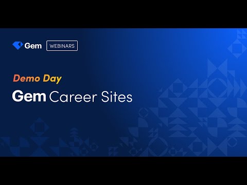 Demo Day: Gem Career Sites