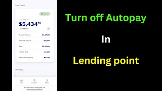 How to cancel Autopay on Lendingpoint