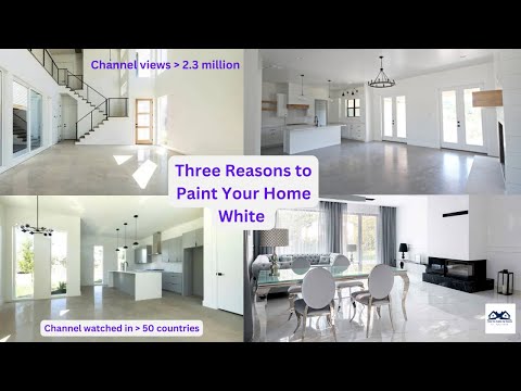 Three Reasons to Paint Your Home White | What are the reasons why white wall painting is beautiful?