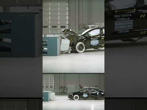 Crash Test 2023 Toyota Corolla Sedan | 2023 Toyota Corolla Altis #shorts #toyota #toyotacorolla