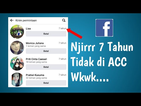 CARA Melihat daftar teman yang menolak konfirmasi pertemanan di FaceBook