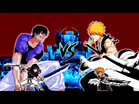 Toji Fushiguro V4 (Inseph) (New) VS Ichigo TYBW Shikai V3 in Jump Force Mugen