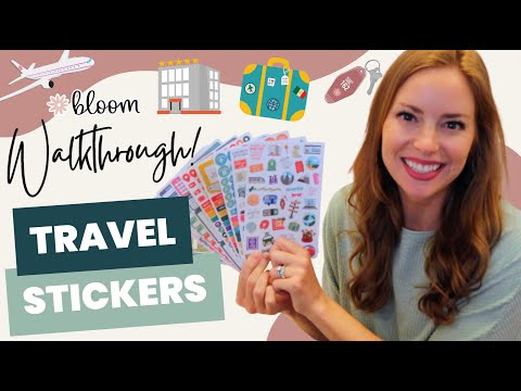 Travel Sticker Pack - bloom Daily Planners ®