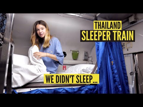 THAILAND SLEEPER TRAIN - Bangkok to Chiang Mai 2nd Class 🇹🇭