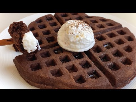 [Super easy] Sweet and soft chocolate waffle recipe