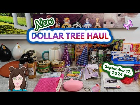 NEW DOLLAR TREE HAUL!  Awesome Finds!!  Everything was $1.25! September 12, 2024