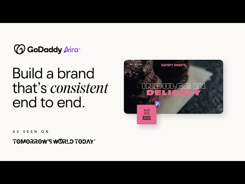 GoDaddy Airo™: Build a brand that's consistent end to end