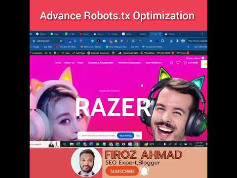 How to optimized robots.tx #firozahmad #robotstxt #seo #seocourseforbeginners