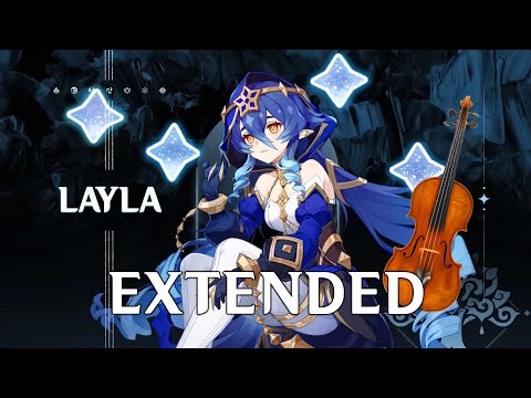 Layla Theme EXTENDED Violin Version (Character Demo Music) | Genshin Impact