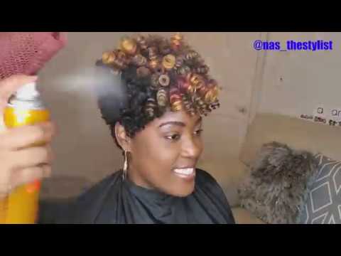 How to do Crochet Braids (Tapered Cut)