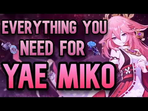 HOW TO PREPARE FOR YAE MIKO | Genshin Impact 2.5 | Yae Miko Ascension Materials + Farming Guide