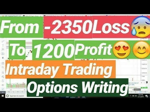 LIVE TRADE! March'19 EXPIRY From -2350 Rs #Loss to +1200 Rs #Profit Booked | #OptionsWriting