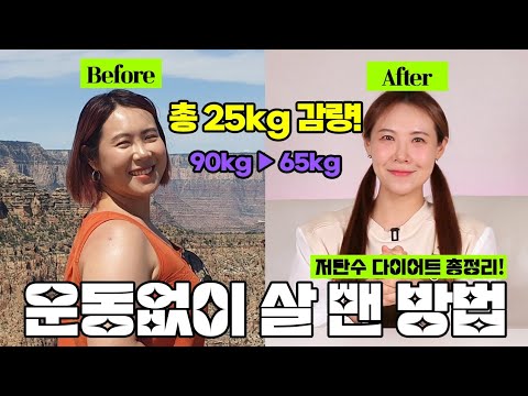 운동없이 -25kg 뺀 방법 (ft.운동싫어하는 분 꼭 보세요) #다이어트계획 #덜찌언니 #저탄수레시피