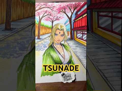 Tsunade Drawing #anime #animeart #animedrawing #art #tsunade #106 #jiraiya