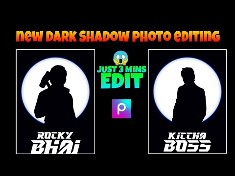 New viral🔥Photo editing| Trending shadow editing | Picsart photo editing 💥☀