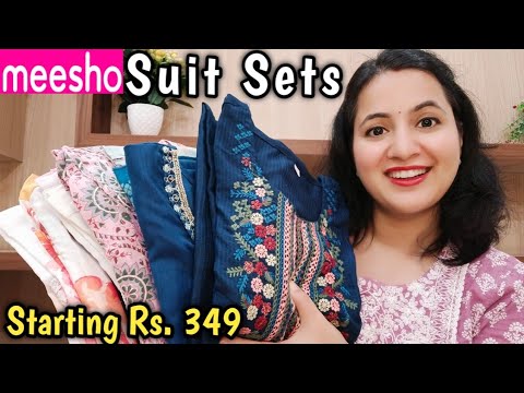 Meesho Kurta Sets Haul Starting Rs. 349 only / Neema's Talk