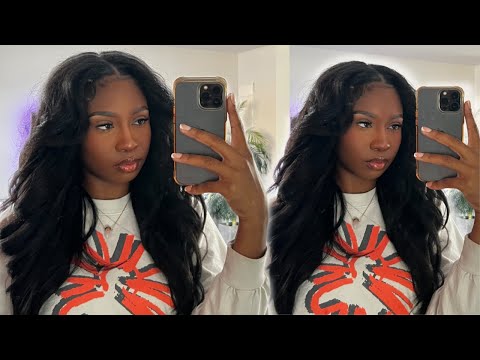 installing kinky clip ins on natural hair | perfect for fall + SZA inspired style | Curlsqueen