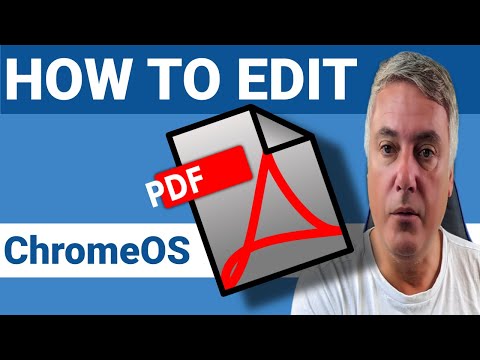 How to edit PDF files on a Chromebook - New feature in Chrome OS 104