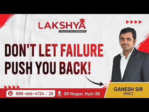 Don't Allow Setbacks to Pull You Down || CA Foundation Results Out  || Lakshya EDU