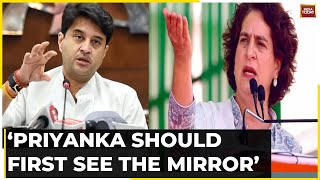 Battle For Madhya Pradesh Turns Personal: Jyotiraditya Scindia Lashes Out At Priyanka Gandhi