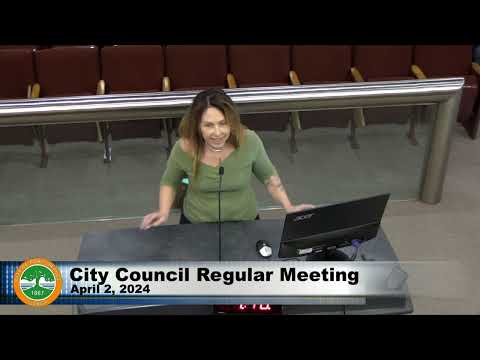 City Council Regular Meeting - 4/2/2024