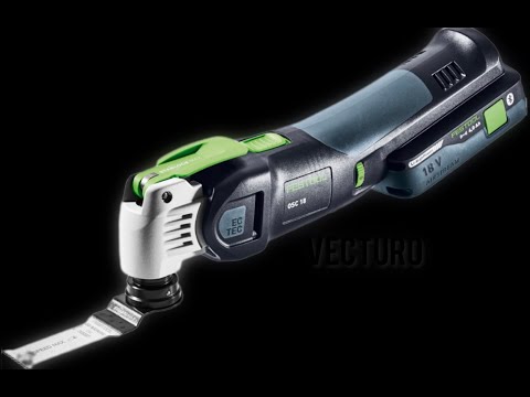 Festool OSC 18 Vecturo pnudojimo galimybės