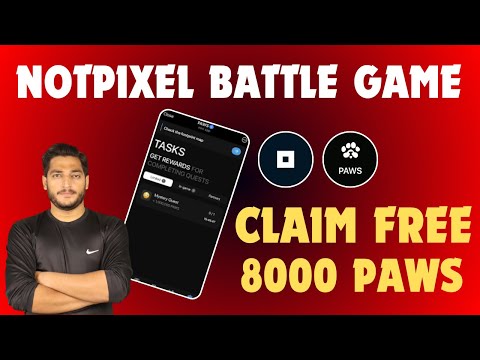 Paws Airdrop - Claim Free Paws Tokens Instant || Not Pixel Airdrop Telegram Battle Round 2